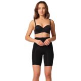 Cecimer 1 Beden Küçülten Kadın Siyah Balenli Dekolte Paçalı Korse 2927, Siyah, 2XL