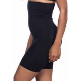 Cecimer 1 Beden Küçülten Kadın Siyah Dikişsiz Süper Duble Korse, Turuncu, 2XL