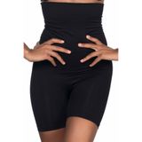 Cecimer 1 Beden Küçülten Kadın Siyah Double Korse Boxer, Siyah, 2XL