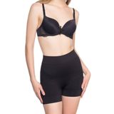 Cecimer 1 Beden Küçülten Kadın Siyah Seamless Antiselülüte Popo Açık Boxer Korse, Turuncu, XL