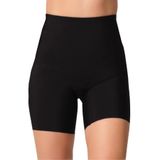 Cecimer 1 Beden Küçülten Kadın Siyah Toparlayıcı Lazer Kesim Boxer Korse 2816, Siyah, L