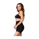 Cecimer 1 Beden Küçülten Kadın Siyah Toparlayıcı Lazer Kesim Boxer Korse, Turuncu, S