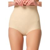 Cecimer 1 Beden Küçülten Kadın Ten Desenli Slip Korse 2842, Bej, 2XL