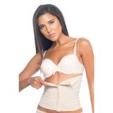 Cecimer 1 Beden Küçülten Kadın Ten Dikişsiz Agraflı Bel Korsesi, Bej, 2XL