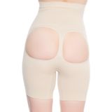 Cecimer 1 Beden Küçülten Kadın Ten Kalça Açık Boxer Korse 2032t, Bej, S