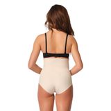 Cecimer 1 Beden Küçülten Kadın Ten Lazer Kesim Slip Korse, Bej, XL