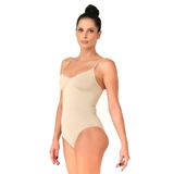 Cecimer 1 Beden Küçülten Seamless Dikişsiz Slip Çıtçıtlı Body Korse 2072 Ten, Bej, M