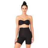 Cecimer 1 Beden Küçülten Seamless Lazer Kesim Dikişsiz Boxer Korse 2707 Siyah, Turuncu, L