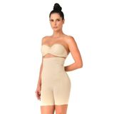 Cecimer 1 Beden Küçülten Seamless Uzun Paça Boxer Korse 2007 Ten, Bej, 2XL