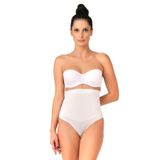 Cecimer 1 Beden Küçülten Seamless Yüksek Bel Karın Destekli String Külot Korse 2054 Beyaz, Beyaz, S