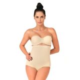 Cecimer 1 Beden Küçülten Seamless Yüksek Bel Slip Külot Korse 2008 Ten, Bej, 2XL