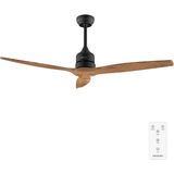 Cecotec Aero 5270 Darkwood Tavan Vantilatörü 132 Cm, Dc Motor, 6 Hızlı, Kumandalı - Ahşap - Siyah