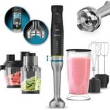 Cecotec El Blenderi Katana Totaldestroy 1500XL Doublekatana. 1500W, Çift Bıçak Sistemi, 21 Hız ve Turbo, Siyah Titanyumlu 4 Bıçak, Sıçrama Koruması, 800ML Cam.