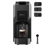 Cecotec Kapsül Kahve Makinesi Freestyle Kompakt Siyah. 1350W, Termoblok Isıtma, 20 Bar Forcearoma Teknolojisi, 4'ü 1 Arada Espresso Makinesi. Çekilmiş Kahve, Dolce Gusto, Nespresso ve K-Fee için