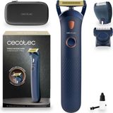 Cecotec Sakal Düzeltici Precisioncare Oneshave Pro. Titanyum Bıçaklar, Mıknatıs Sistemli Esnek Başlık, LED Işık, Ipx7, Ayarlanabilir Tarak 0,5-8 mm + Folyo Başlık, Kauçuk Sap