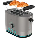 Cecotec Shine Toast Double Geniş Yuvalı Ekmek Kızartma Makinesi