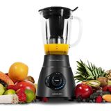 Cecotec Stand Mikseri Power Black Titanium 2500MAX Smart. 2500W Maksimum Güç, Isıya Dayanıklı Sürahi 1,8 L, 3 Program, 6 Bıçaklı Bıçak, Siyah Titanyum Kaplama, Smoothie Filtresi