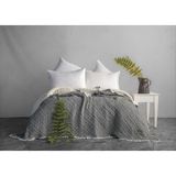 Cedric Polyester Dolgulu Yıkamalı Yatak Örtüsü - Antrasit - 230 x 240 cm