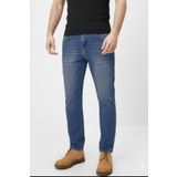CEDY DENIM Dar Paça Erkek Yüksek Bel Kot Pantolon - Salaş Mom Jean -koyumavi C333