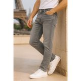 Cedy Denım Erkek Kot Pantolon Slim Fit Jean C304 - 34 / 32 - Açık Gri