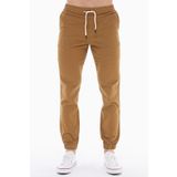 CEDY DENIM Erkek Lastikli Mevsimlik Gabardin Jogger Bağcıklı Pantolon -camel C314