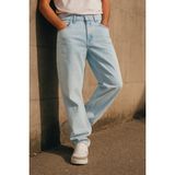 Cedy Denim Erkek Yüksek Bel Bol Kesim Baggy Fit Jean Pantolon C352 Pamuk Günlük Stil - Kar Yıkama - 40