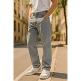 Cedy Denim Erkek Yüksek Bel Bol Kesim Baggy Loose Fit Jean PANTOLON-C352 - 32 - 32 - Açık Gri