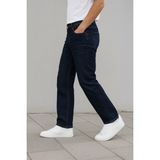 Cedy Denım Erkek Yüksel Bel Bol Kesim Boru Paça Kot Pantolon Reguler Fit Jean C336 - 30 / 30 - Lacivert