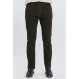 Cedy Denım Erkek Yüksel Bel Bol Kesim Boru Paça Kot Pantolon Reguler Fit Jean - C336 - 32 / 32 - Kahverengi