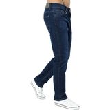 Cedy Denim Erkek Yüksel Bel Bol Kesim Boru Paça Kot Pantolon Reguler Fit Jean C336 - 33 / 32 - Lacivert
