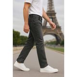 Cedy Denım Erkek Yüksel Bel Bol Kesim Boru Paça Kot Pantolon Reguler Fit Jean C336 - 33 / 34 - Gri