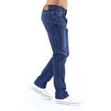 Cedy Denım Erkek Yüksel Bel Boru Paça Kot Pantolon Reguler Fit Jean C336 - 30 - 32 - Mavi