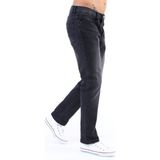 Cedy Denım Erkek Yüksel Bel Boru Paça Kot Pantolon Reguler Fit Jean C336 - 36 - 32 - Antrasit