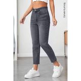 CEDY DENIM Kadın Yüksek Bel Soho Boyfriend Jean C599 - 38 - Açık Gri - Dropsuz