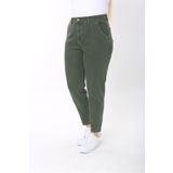 CEDY DENIM Mom Fit Jean Büyük Beden Yüksek Bel Carrot Kesim Dar Paça Pileli Esnek Kot Pantolon -haki C600