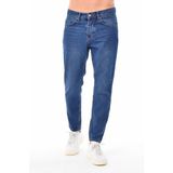 CEDY DENIMDar Paça Erkek Yüksek Bel Kot Pantolon - Salaş Mom Jean C333 - Koyu Mavi - 36 / 28 - Dropsuz