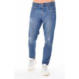 CEDY DENIMDar Paça Erkek Yüksek Bel Kot Pantolon - Salaş Mom Jean C333 - Mavi-BE1 - 36 / 28 - Dropsuz