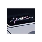 Ceeds Yan Cam Sticker Oto Kapı 20 Cm X 7 Cm Hologram c55