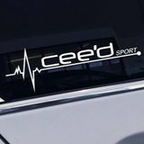 Ceeds Yan Cam Sticker Oto Kapı Çıkartma Tuning oto 20 cm x 7 cm yazı 243