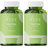 Ceel Vita Matcha Yeşil Çay İçerikli Çiğnenebilir Vitamin Gummy, Vegan, Şekersiz (2 paketi)