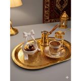 Ceery Fiyonk Detaylı Kahve Yanı Lokumluk Ve Çikolatalık Sunumluk