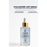 Cefs Hyaluronik Asit Ampul Nemlendirici & Canlandırıcı Gözenek Sıkılaştırıcı Yoğun Nem Bomba Serumu 50 ml