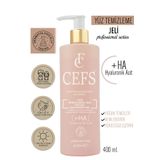 cefs Tüm Ciltler Için 400 ml Gözenek Sıklaştırıcı, Cilt Tonu Eşitleyici, Nemlendirici Yüz Temizleme Jeli