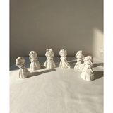 CEG Art Gallery Taş Boyama Seti - 6'lı Prenses Set - 1 Adet Fırça + 3 Renk Boya