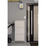Ceha 3'lü Metal Ayakkabılık - Krem K.AYK-3 /AB1013 Krem