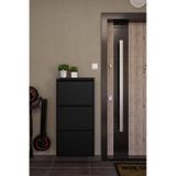 Ceha 3'lü Metal Ayakkabılık - Siyah K.AYK-3 /AB9005