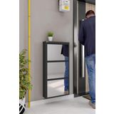 Ceha 3'lü Metal Ayakkabılık - Siyah/aynalı K.AYK-3/A/P9005