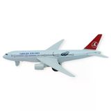 Çek Bırak Metal Yolcu Uçağı - 15 Cm - Küçük Boy - 1 Adet