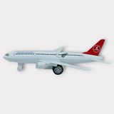 Çek Bırak Metal Yolcu Uçağı - 18 Cm - Orta Boy - 1 Adet