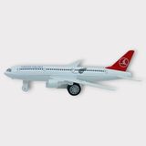 Çek Bırak Metal Yolcu Uçağı - 18 cm - Orta Boy (Lisinya)